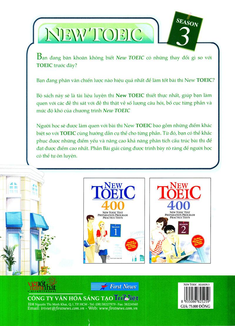 New Toeic 400 - Season 3