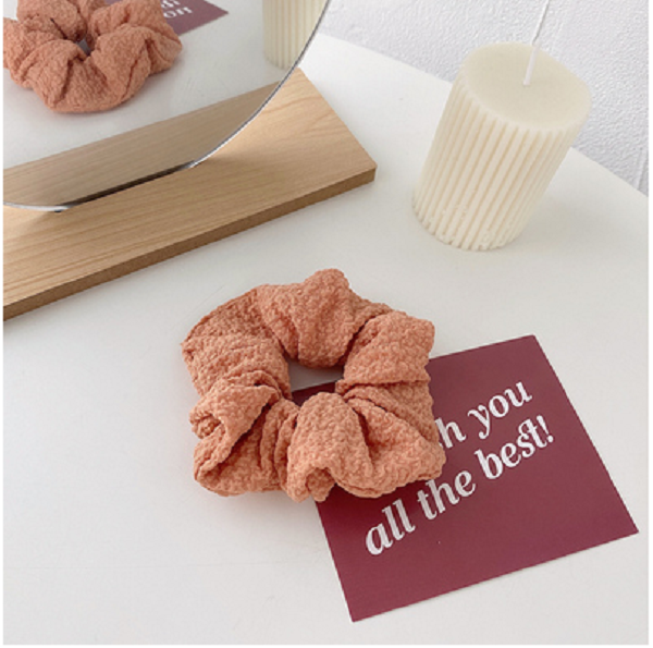Dây buộc tóc, Cột tóc Scrunchies Đơn Giản