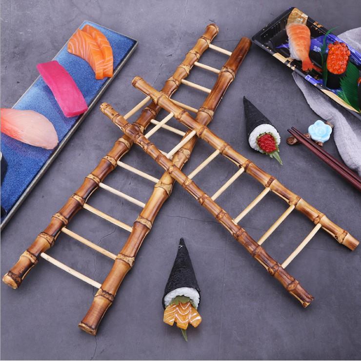 KHO-HN * Mô hình thang tre dùng trang trí bàn sushi, tiểu cảnh, terrarium, ngoại cảnh chụp sản phẩm, DIY