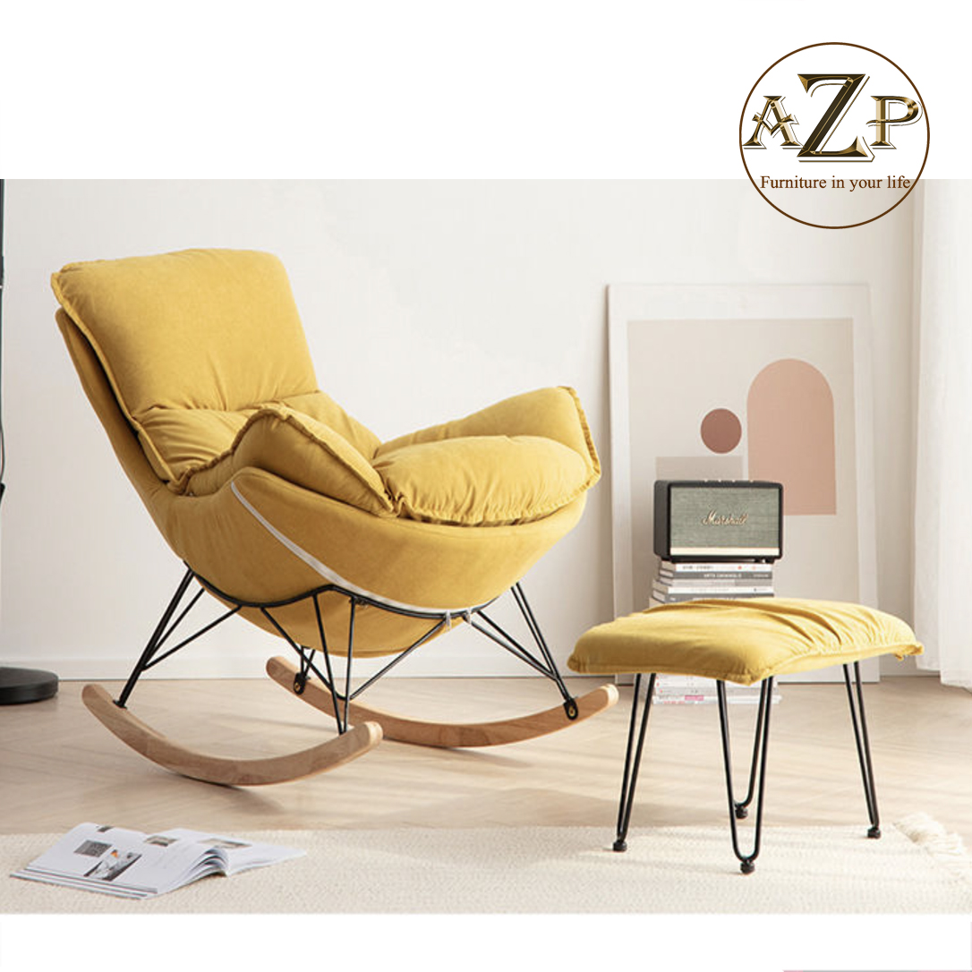 Ghế Thư Giãn Nhập khẩu 100% Cưc Êm, Tuyệt Vời Cho Không Gian Nhà Bạn AZP-RL 699 - MÀU VÀNG