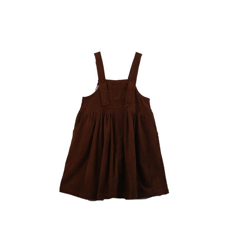 TA30211 Váy yếm nhung mềm mại Ambb X047 cho bé gái (không kèm áo)