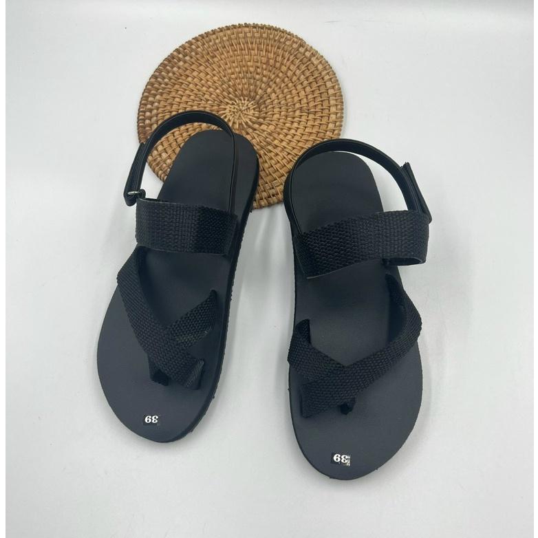 dép xăng đan nam nữ A58 dù đen ( sandal đồng nai )