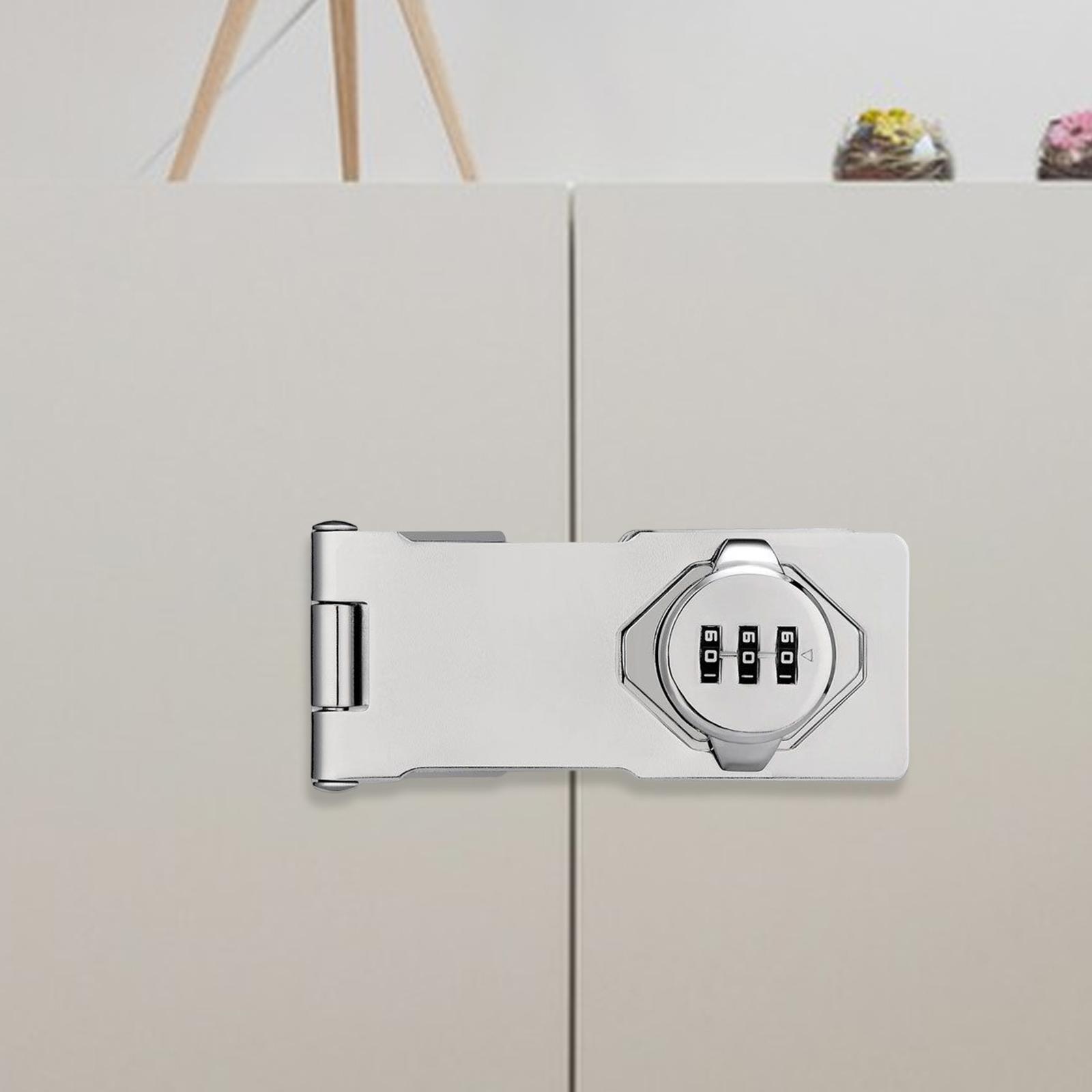 Cabinet Door Lock Household Mechanical Combination Lock for Barn Door Garden