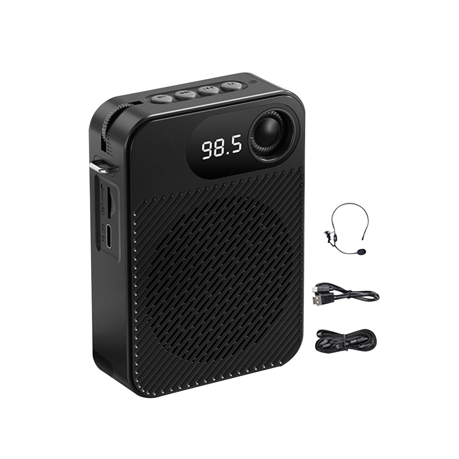Voice Amplifier Personal Voice Amplifier Portable Speaker Mic Portable Voice Amplifier for Teachers Training Presentation Tour Guide