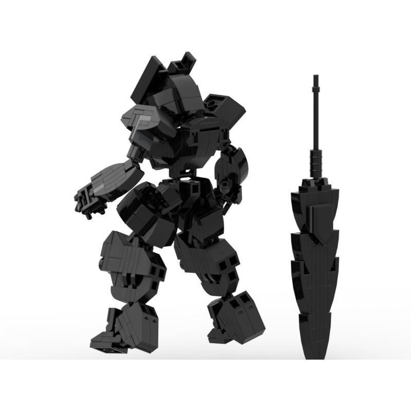 Đồ chơi lắp ráP Mech Robot Kuro