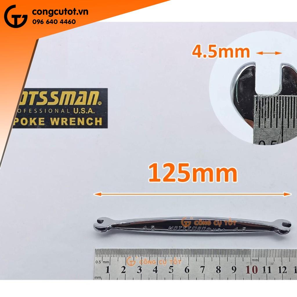 Cờ lê cân vành xe máy hai đầu 4.5mm bằng thép Crôm Vanadium