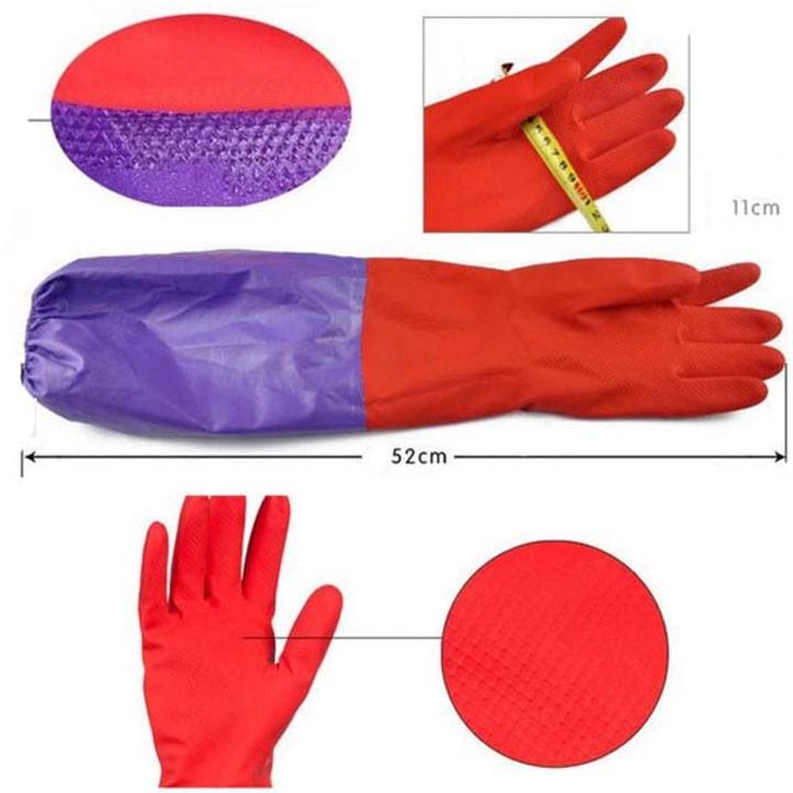 Găng Tay Rửa Bát Lót Nỉ