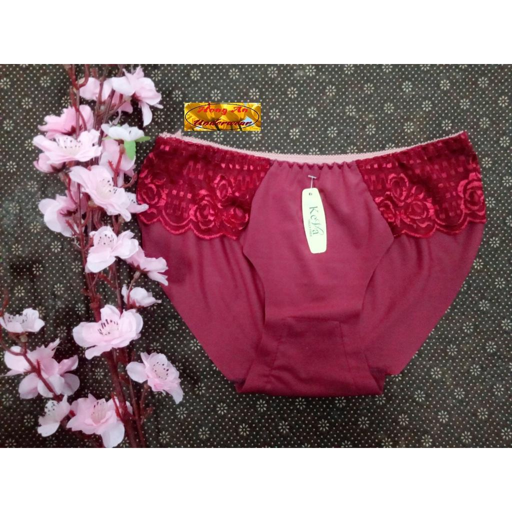Set 5 Quần lót su phối ren 2 bên, Combo 5 lót su mát lạnh