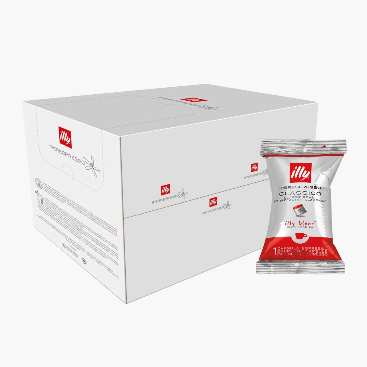 Cà phê viên nén Illy Coffee IperEspresso Capsule Singles Medium Roast - 100 capsules/ Box