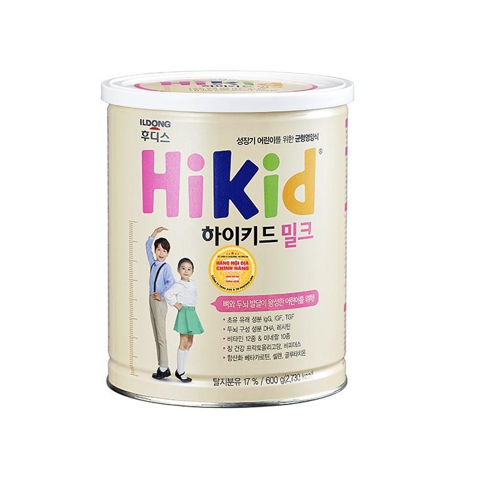 Combo 2 Sữa Hikid - Hàn Quốc vị vani hộp 600g