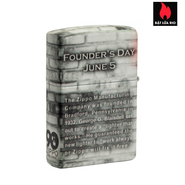 Bật lửa Zippo 48163 – Zippo 2022 Founder’s Day 540 Color