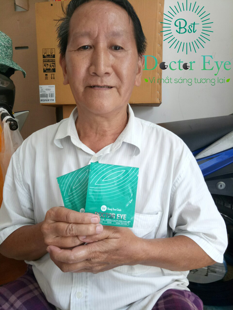 MẶT NẠ THẢO DƯỢC NGỪA THÂM, BỌNG MẮT BST DOCTOR EYE