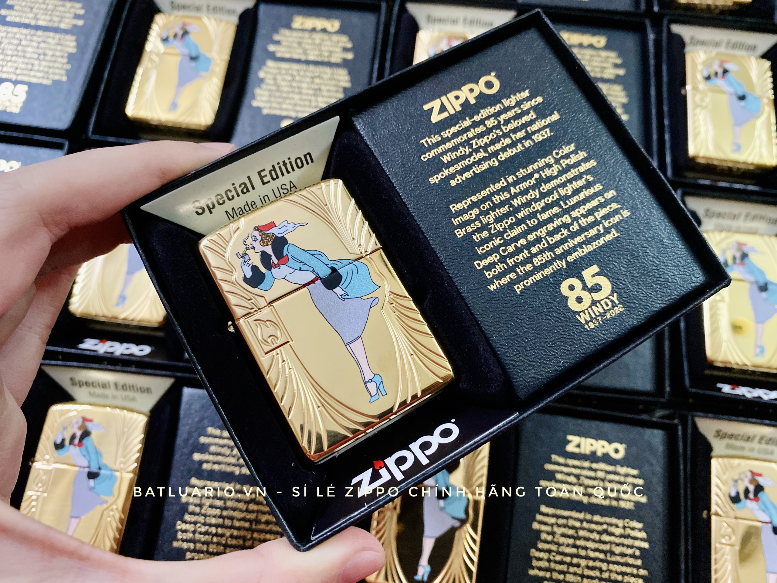 Bật Lửa Zippo 48413 – Zippo Windy 85th Anniversary Collectible