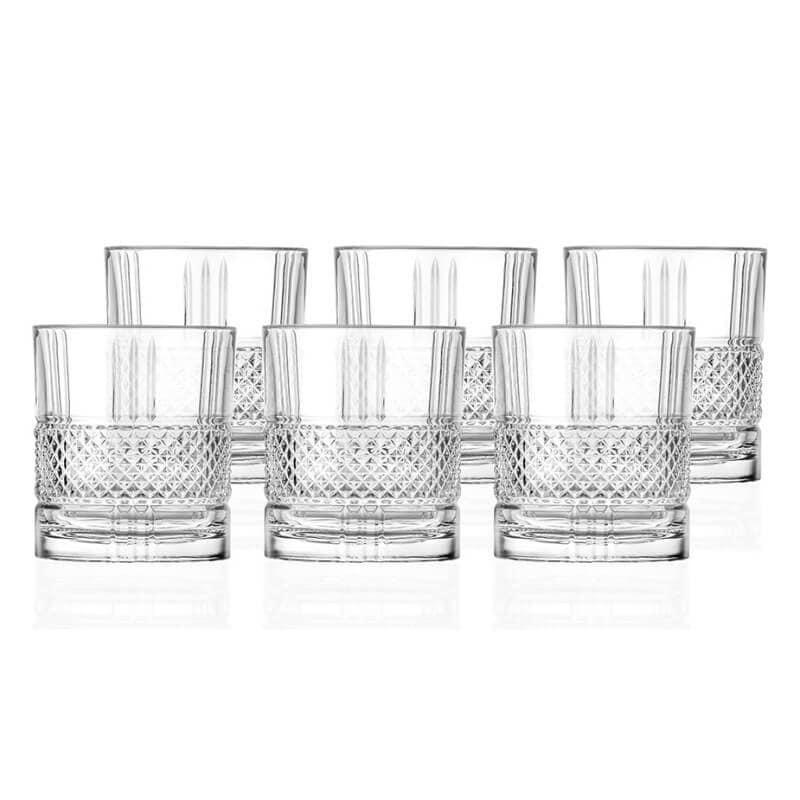 Bộ 6 Cốc Pha Lê IRRIS DIAMANT, Đường Kính 9cm, Nhập Đức