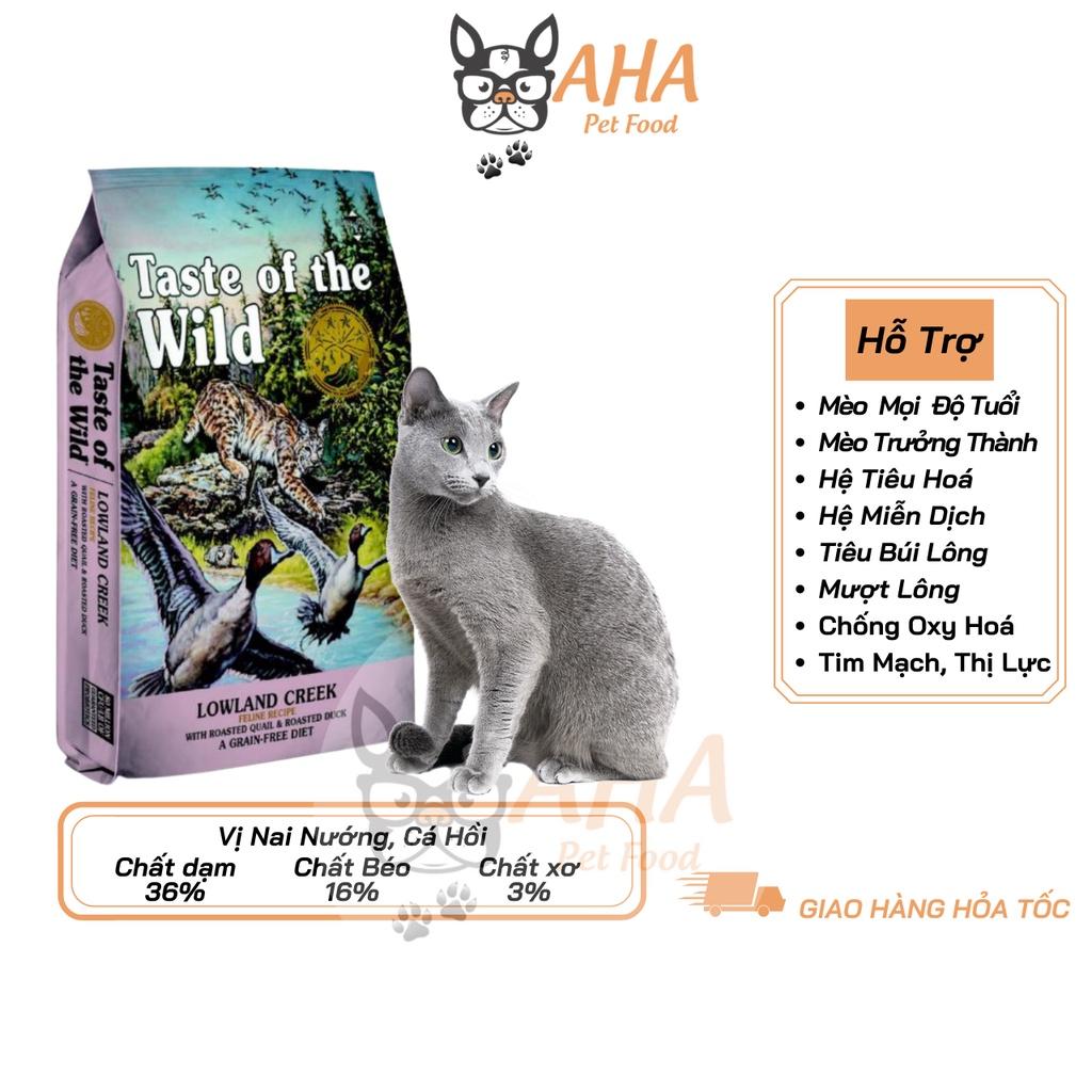 Thức Ăn Cho Mèo Nga Russian Bao 6.6kg Taste Of Wild Vị Chim Cút, Thịt Vịt, Rau Củ, Trái Cây Mượt Lông, Búi Lông