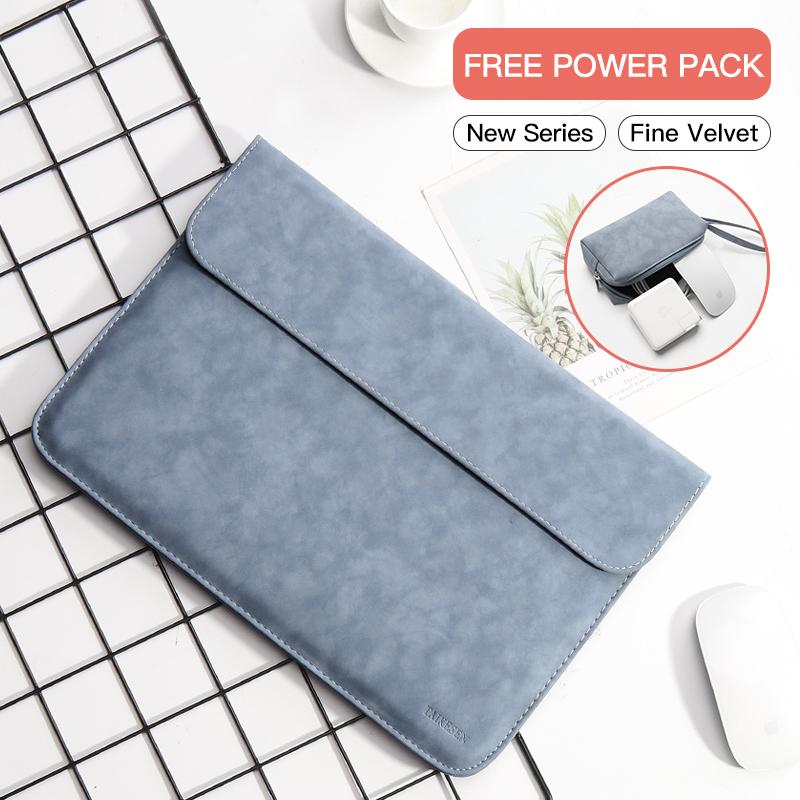 Laptop Tay Túi Macbook Air 13 Ốp Lưng M1 A2337 A2338 Pro 13.3 16 XiaoMi Lenovo 15.6 Bao Da Huawei matebook 14 15 Vỏ