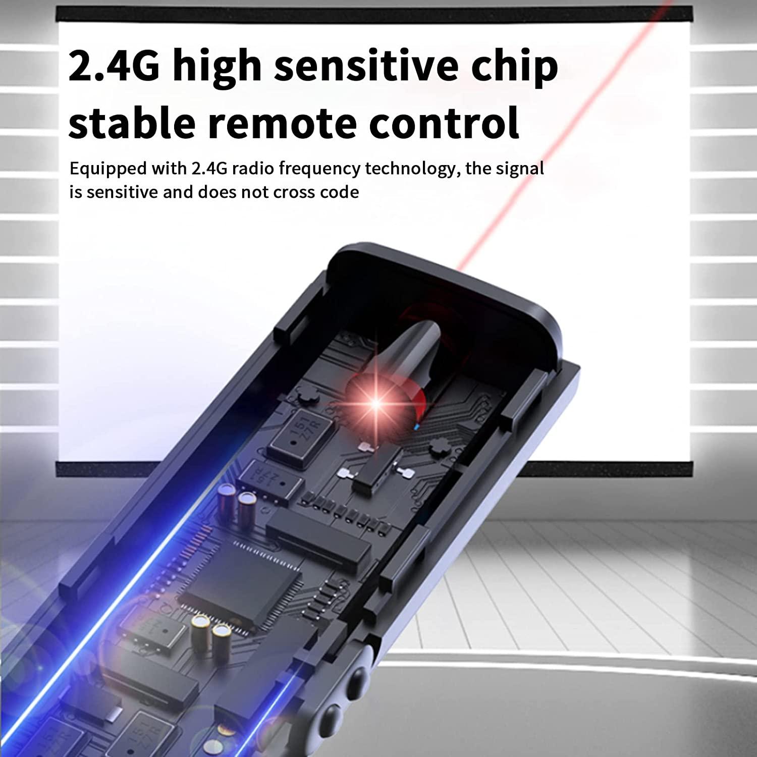 2 chế độ Trình bày Không dây 2.4GHz Phạm vi điều khiển 100m USB