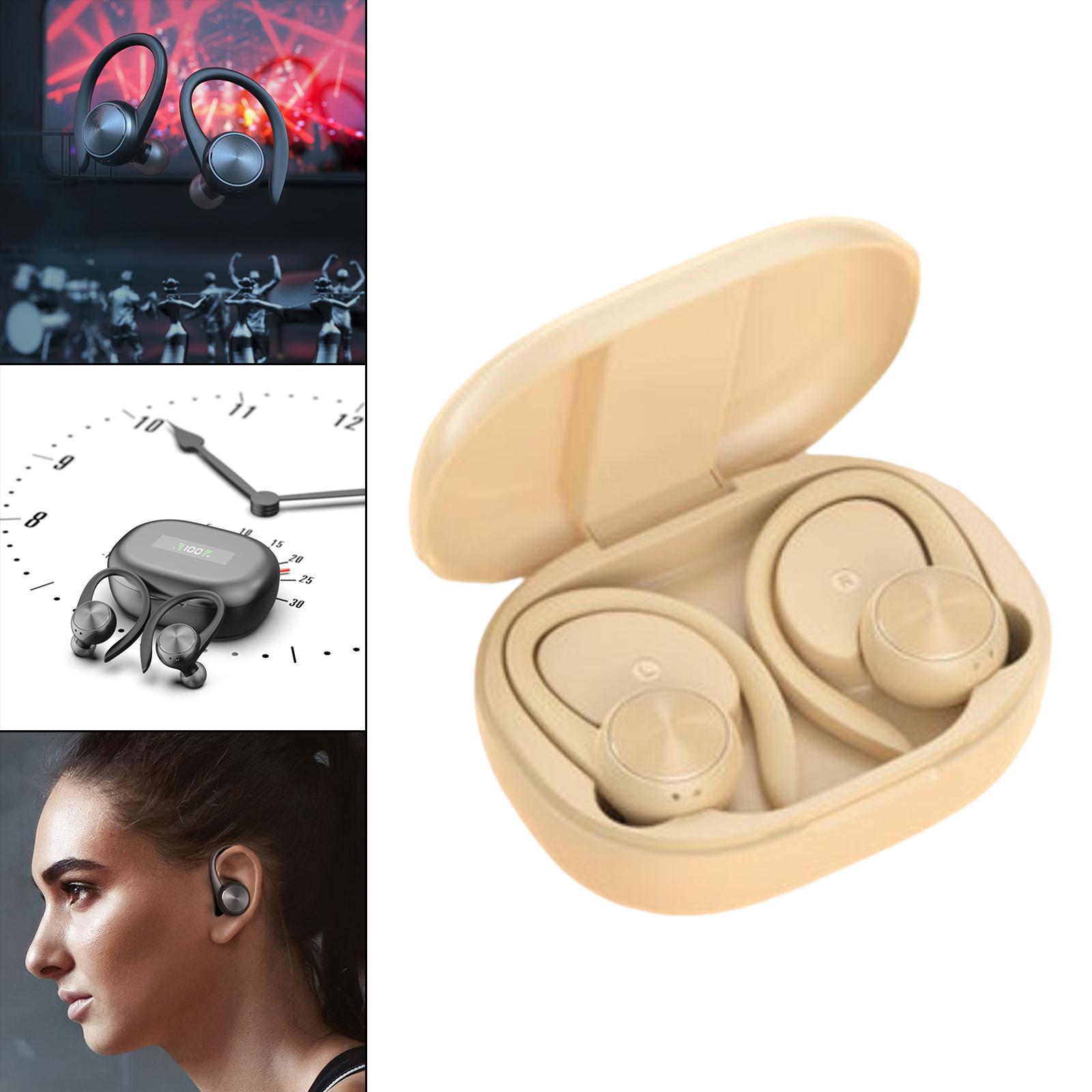 2 Pieces Ear-Hook Bluetooth 5.0 Earpiece for Driving LED Battery Display