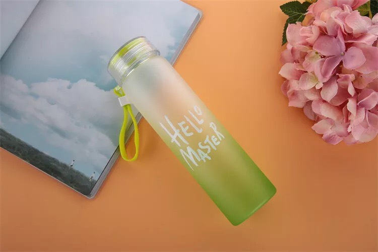 Combo 4 Bình thủy tinh đựng nước HELLO MASTER 450ML