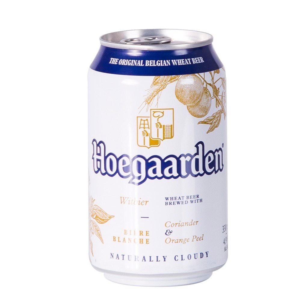 Pack bia HOEGAARDEN WHITE 330ml x 06 lon