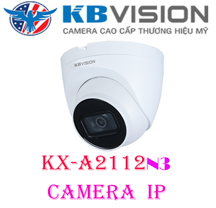 Camera IP Dome 2MP KBVISION KX-A2112N3 - HÀNG CHÍNH HÃNG