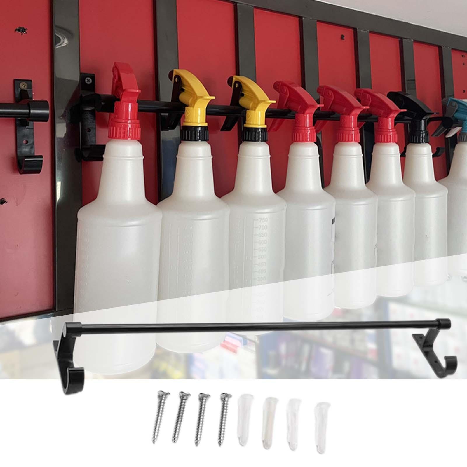 Spray Bottle Hanging Holder Wall Mounted for Garage Workplace Watering Cans