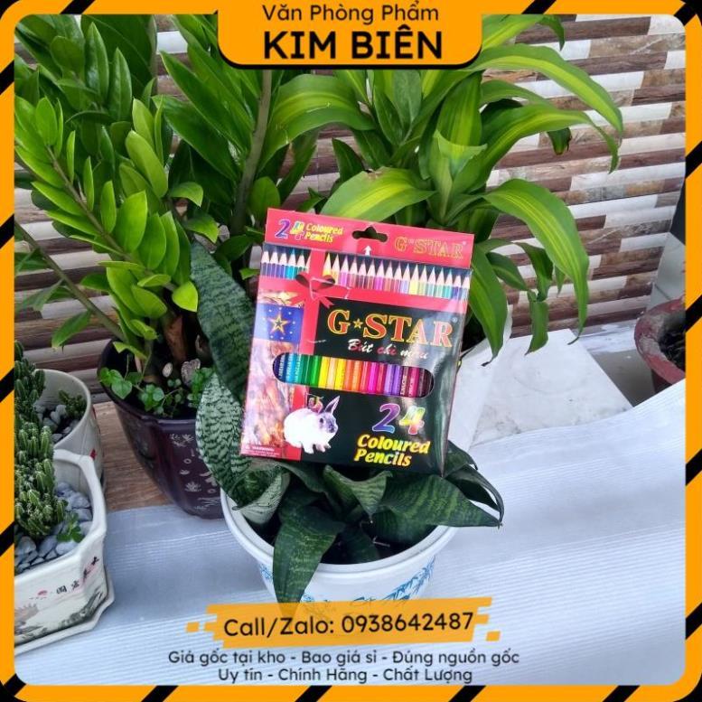 ️sỉ vpp,sẵn hàng️ Bút chì màu gỗ 12 -18 -24 màu Gstar - VPP Kim Biên