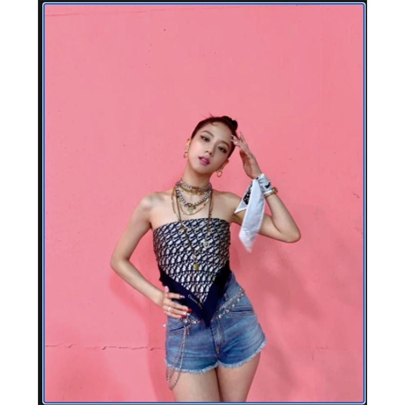 Khăn quàng cổ lụa vuông Khăn Bandana kiểu khăn choàng cổ lụa Tô Châu cao cấp 70cm và 90cm
