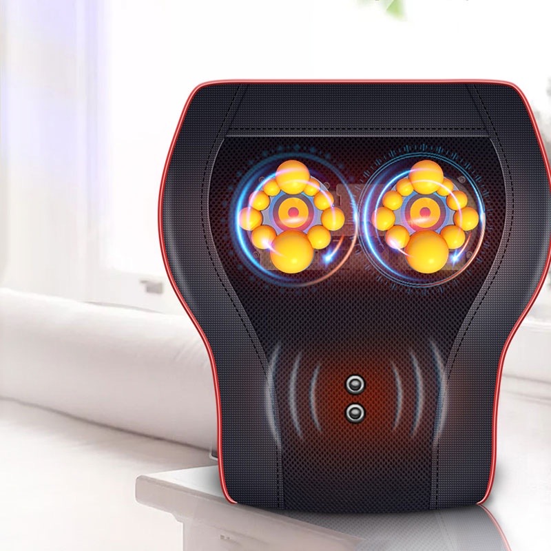 Gối Massage Cổ Vai Gáy Hồng Ngoại Đa Năng 20 Bi Cao Cấp, Bảo Hành 12 Tháng