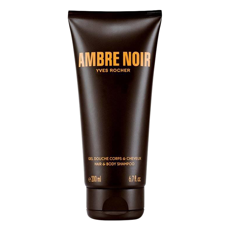 Tắm Gội Cho Nam Yves Rocher Ambre Noir Hair &amp; Body Shampoo (200ml)