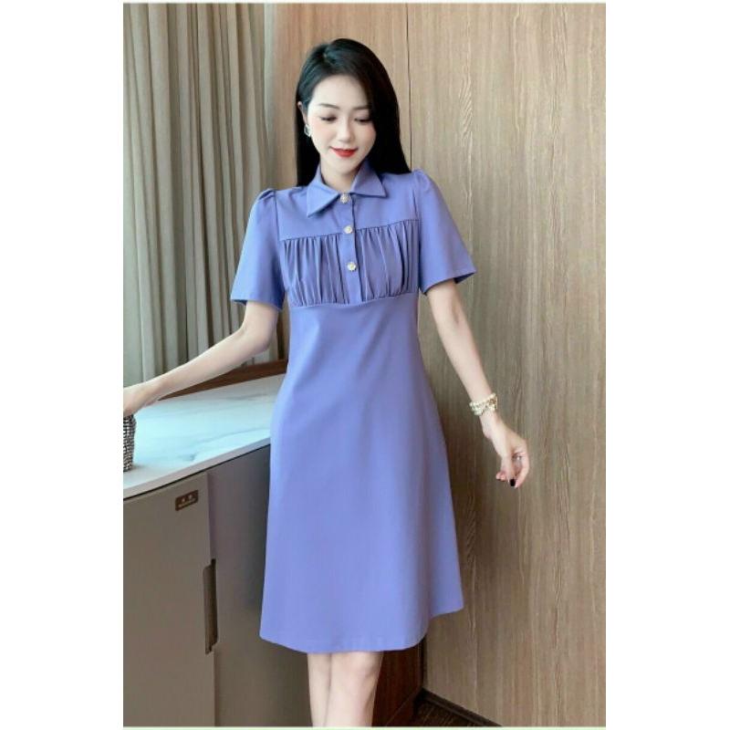 ĐẦM SUÔNG CỔ BẺ NHÚNG NGỰC