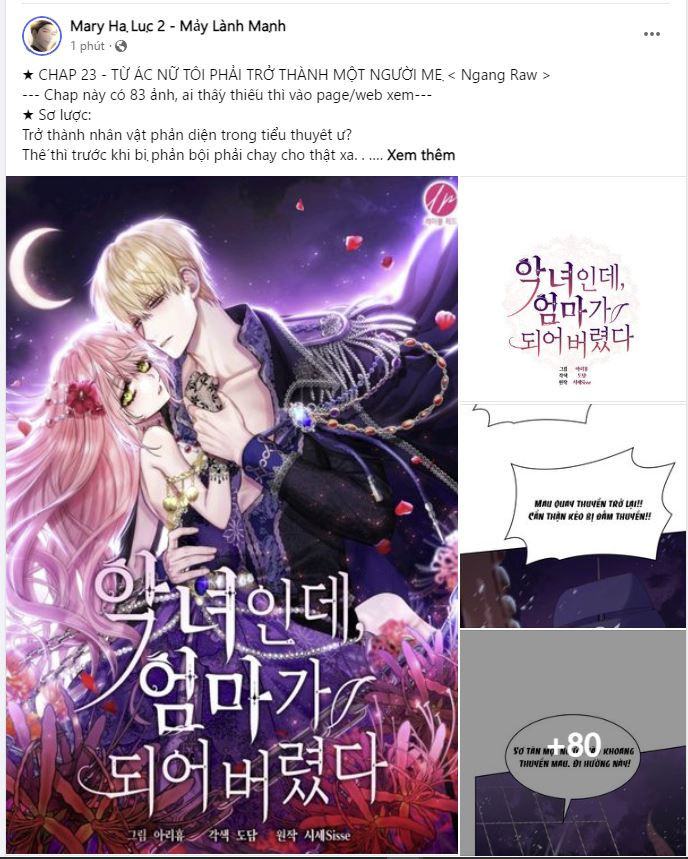 từ ác nữ tôi phải trở thành một người mẹ chapter 23.2 19