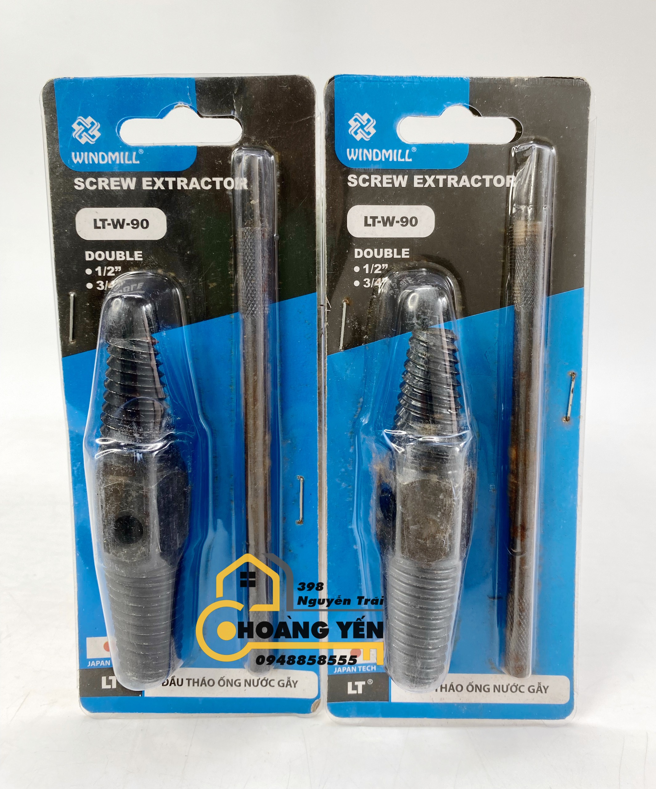 Mũi taro tháo ren ống nước bị gãy Đầu tháo ống nước gẫy LT-W-90 WINDMILL