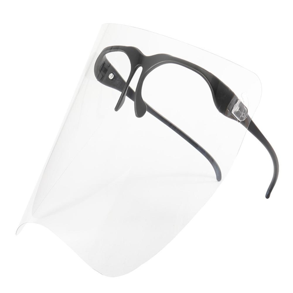 Full face shield with glasses Unisex transparent face sheild cover baffle block Anti Droplet Dust-proof Anti-UV youngtime