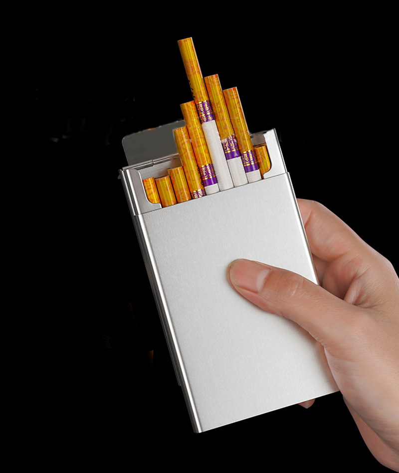 Hộp Đựng Thuốc 20Đ Dài Slim Nắp Trượt Kim Loại Nhiều Màu