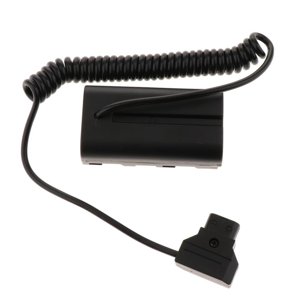 To NP-F550  Battery Power Cable Adapter for Monitor Using 550&970