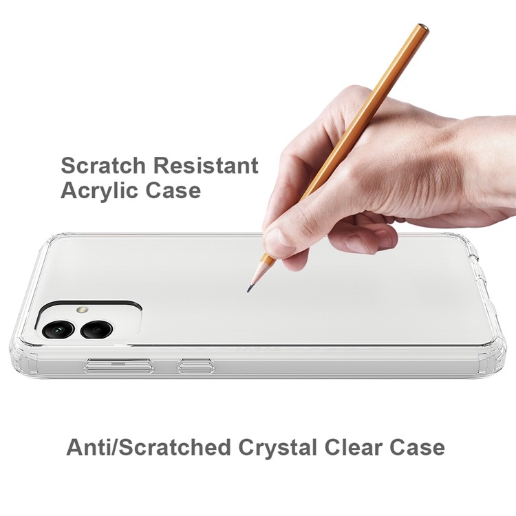 Ốp lưng silicon dẻo cho Samsung Galaxy A04 hiệu Ultra Thin trong suốt mỏng 0.6mm độ trong tuyệt đối chống trầy xước - Hàng nhập khẩu