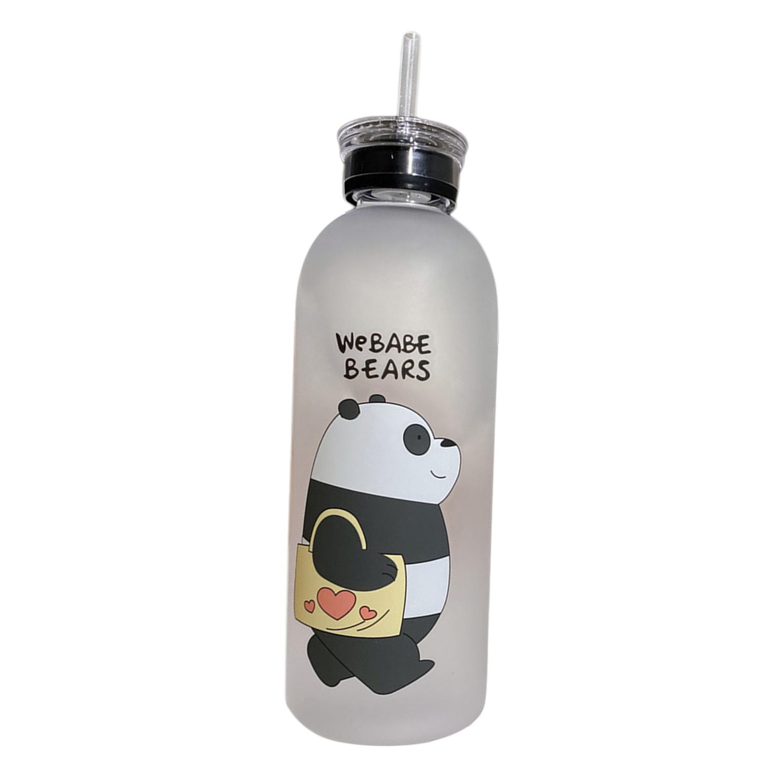Cute Bear Straw Portable Gift Beverage Drinking