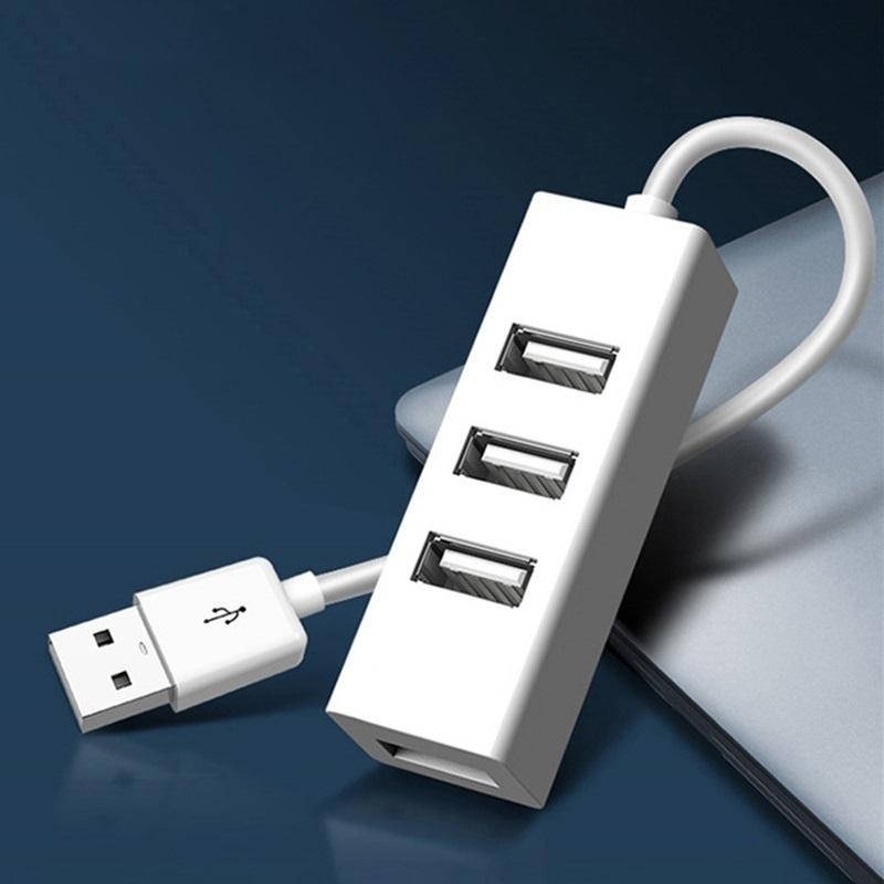 Hub USB 2.0 Bộ Chia USB Tốc Độ Cao 4 Cổng Tất Cả Trong 1 Cho Máy Tính Windows Máy Tính Macbook Phụ Kiện