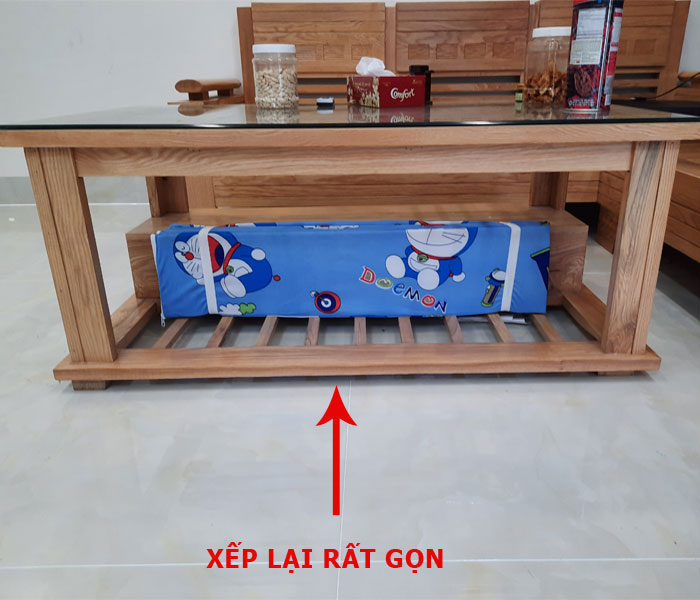 Nệm trẻ em đệm em bé rộng 85cm x dài 140cm gấp gọn tiện lợi