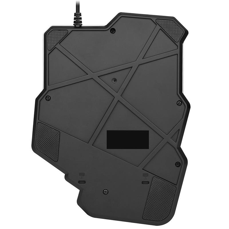 Một Mặt Có Thể Lập Trình RGB Backlit Keybard 35 Phím Di Động Cơ Mini Đèn Bàn Phím Bàn Phím Cho Máy Tính Bảng Máy Tính Để Bàn