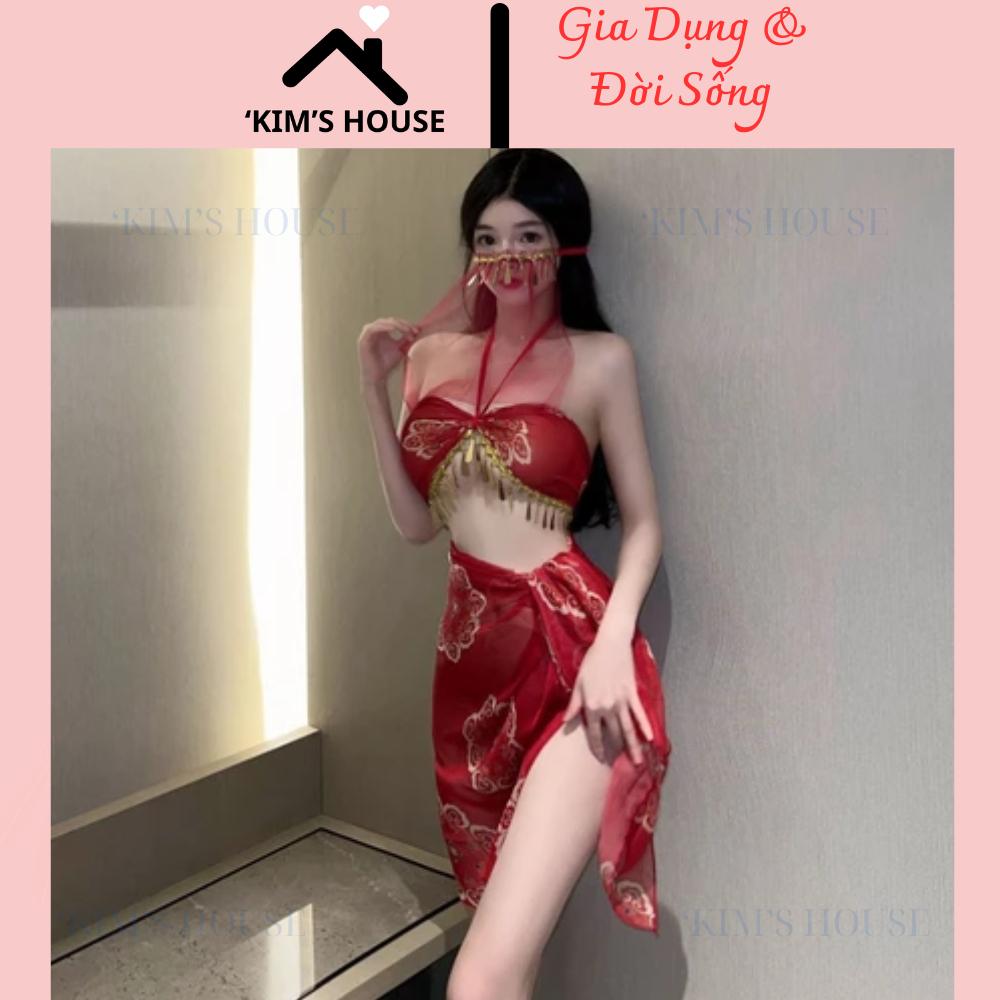 Cosplay Phượng Hoàng Gợi Cảm ,Cosplay Trang Phục Trung Hoa Quyến Rũ, Đồ Ngủ Cosplay Hán Phục C064