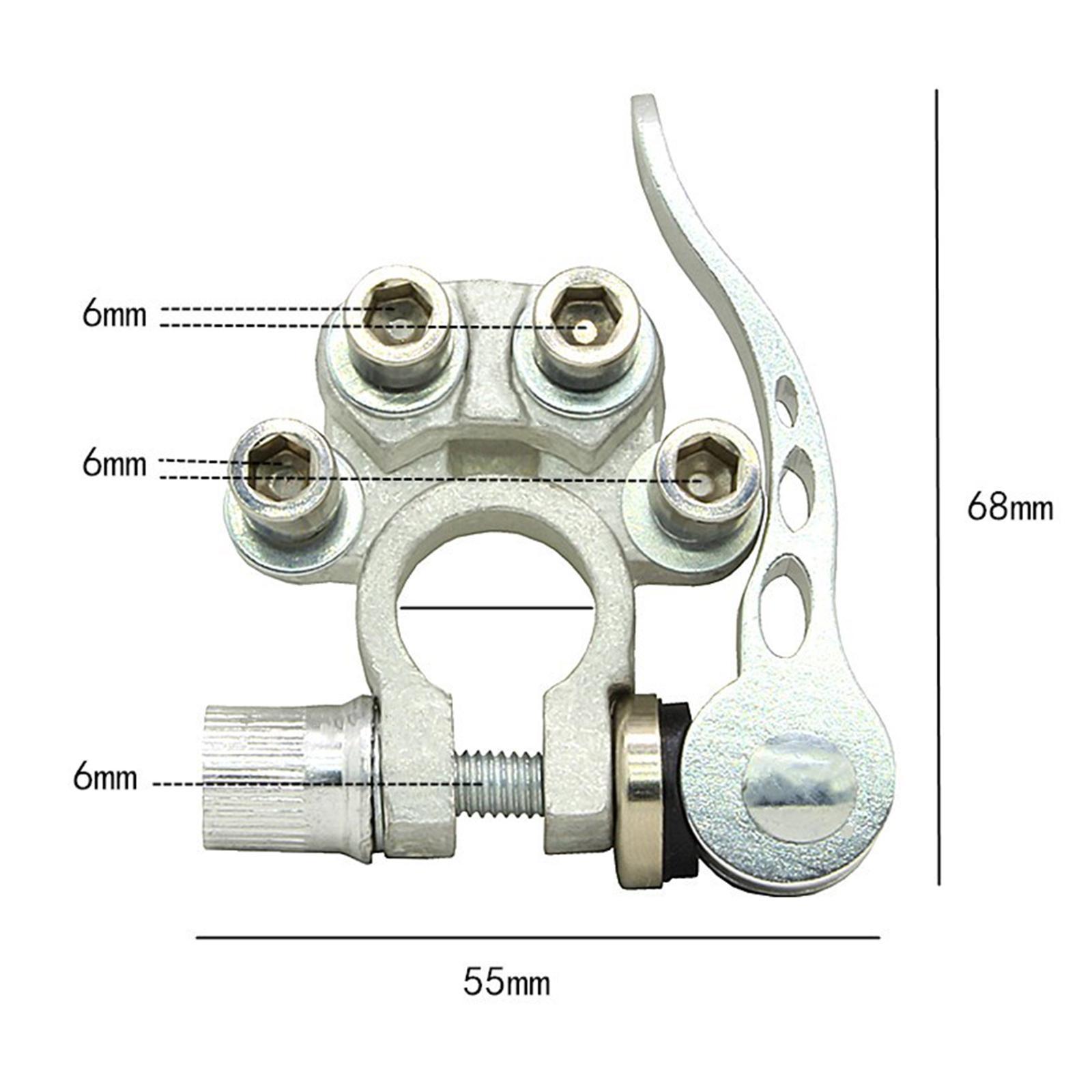 Car Battery Terminal Connectors for SAE / JIS Type A Posts with Wrench