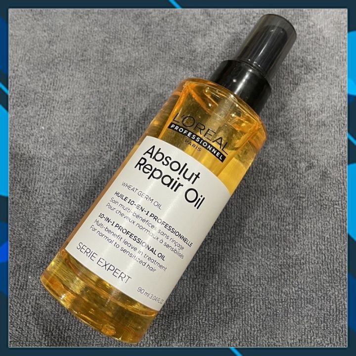 Tinh dầu dưỡng tóc L'OREAL PRO SERIE EXPERT Absolut Repair Oil 10-in-1 Professional Oil 90ml