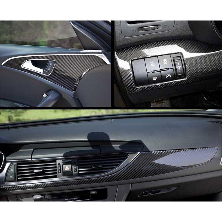 Phim Decal Carbon 5D Sáng Bóng Dán Nội Thất ô Tô MS-143