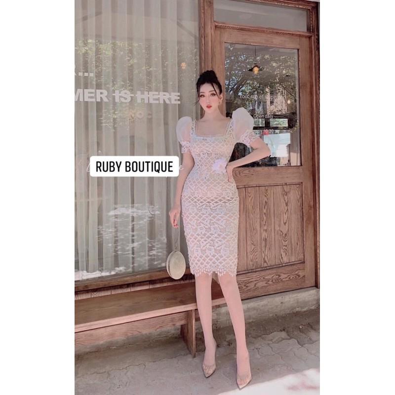 Váy ren tay bồng 650k Thanh lý 150k