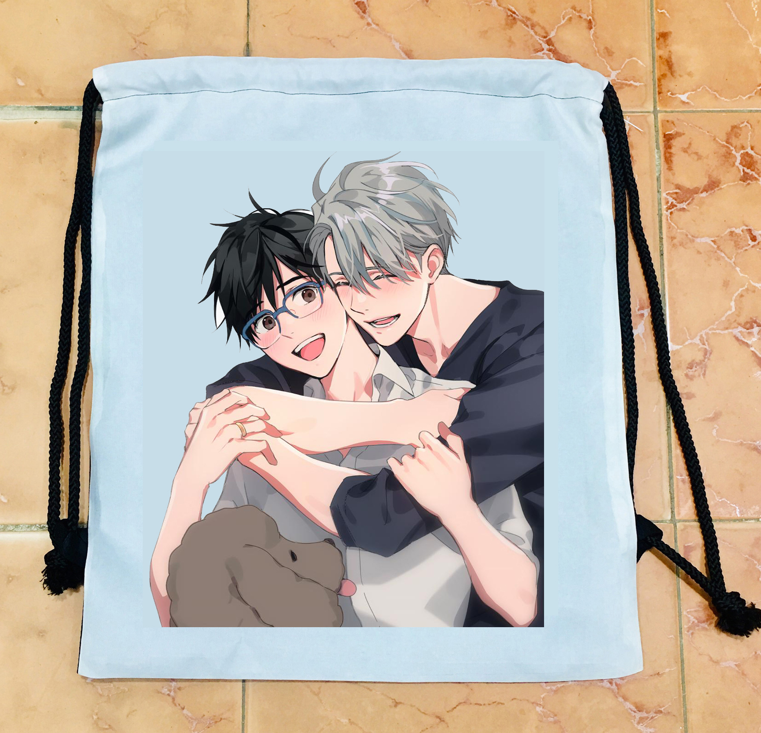 Ba lô dây rút Yuri!!! On Ice nhiều mẫu khác nhau
