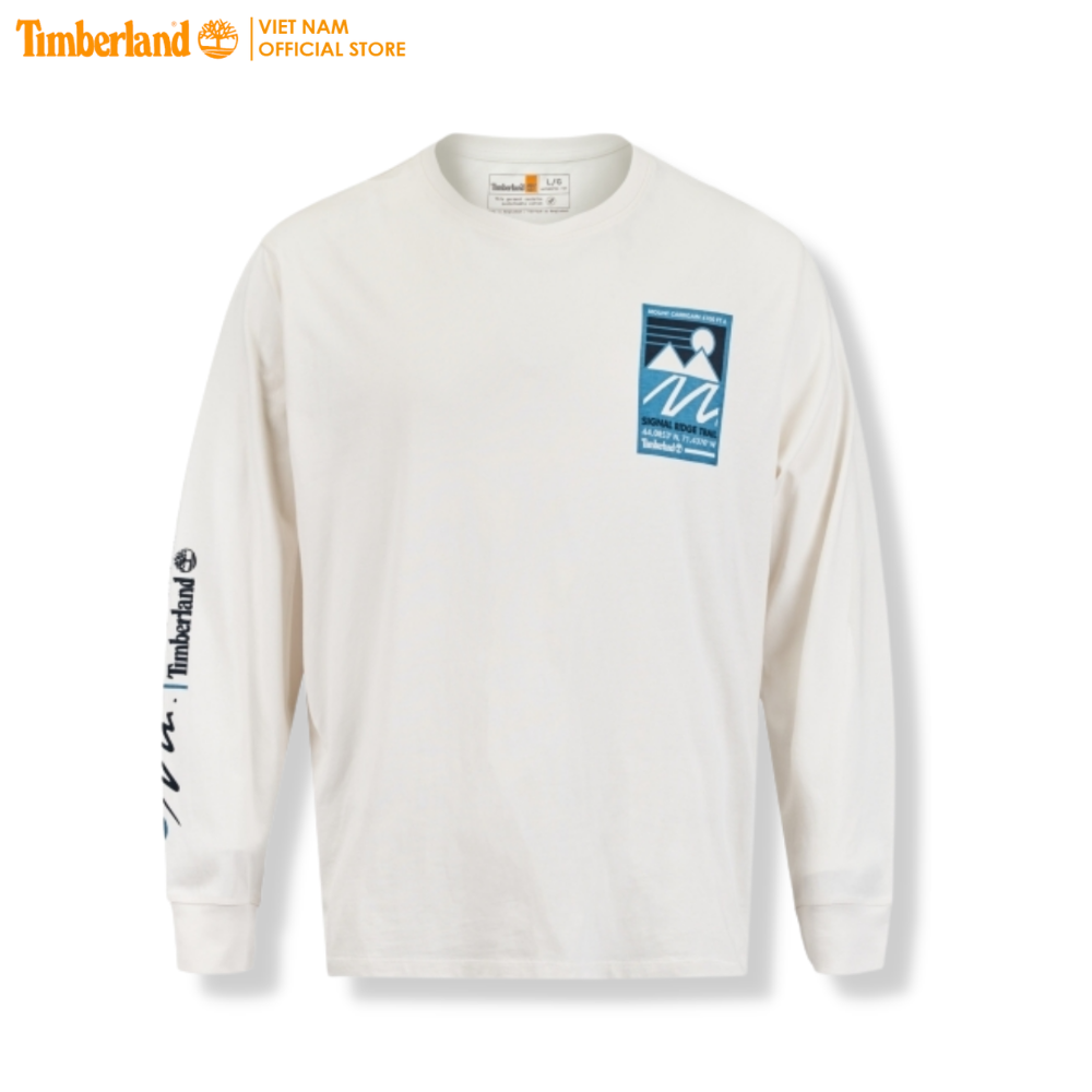 [Original] Timberland Áo Dài Tay All Gender Long Sleeve Signal Ridge Back Graphic T-Shirt TB0A27N4C7