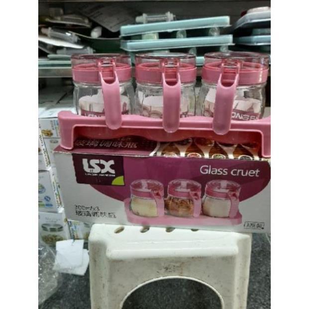 Bộ đựng gia vị 3 ngăn và 4 ngăn hàng dầy chuẩn loại 1