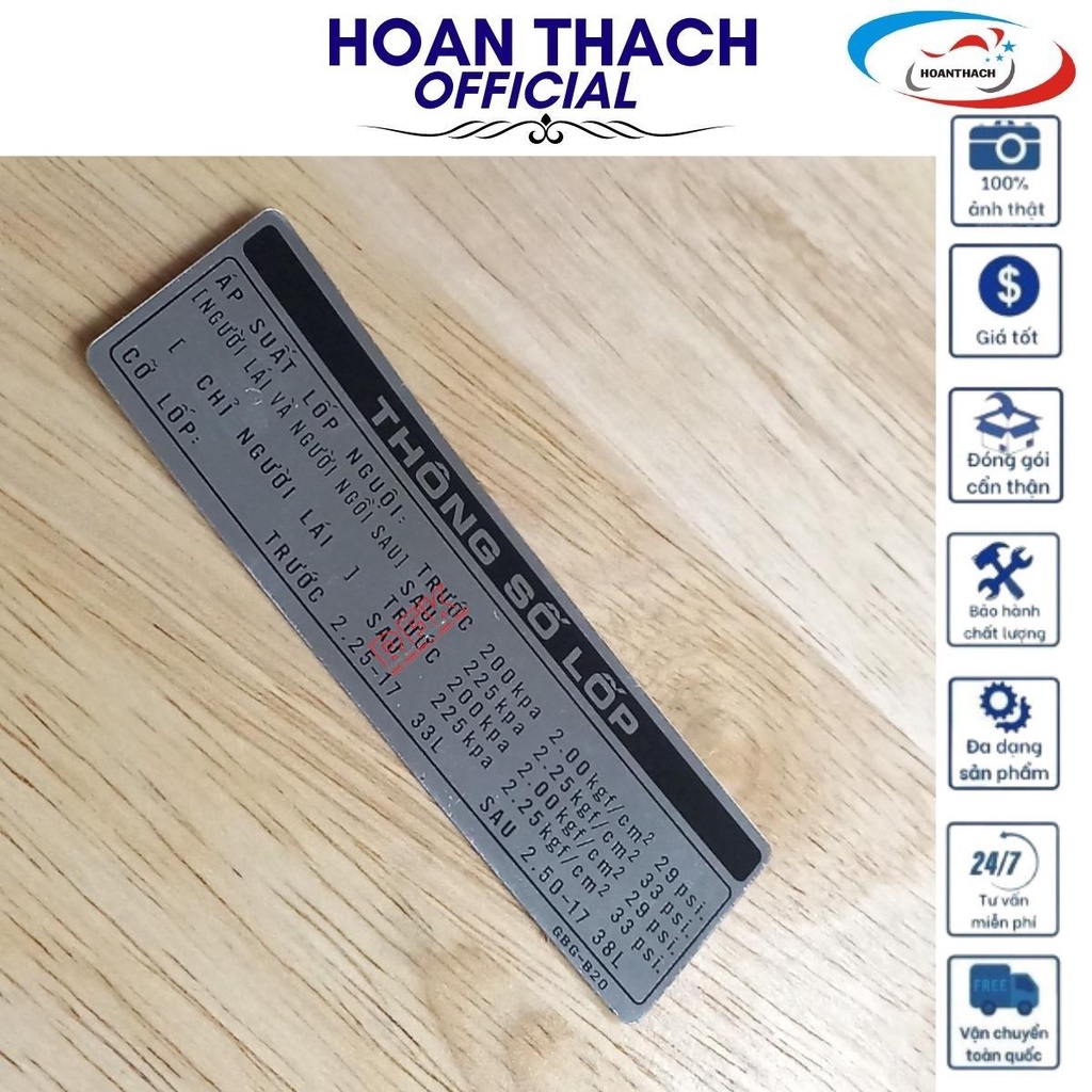 Tem Hướng Dẫn Sử Dụng Lốp Dành Cho Xe Máy Dream 87505Gbgb20